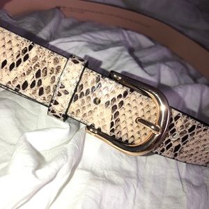 H&M Snakeskin Belt